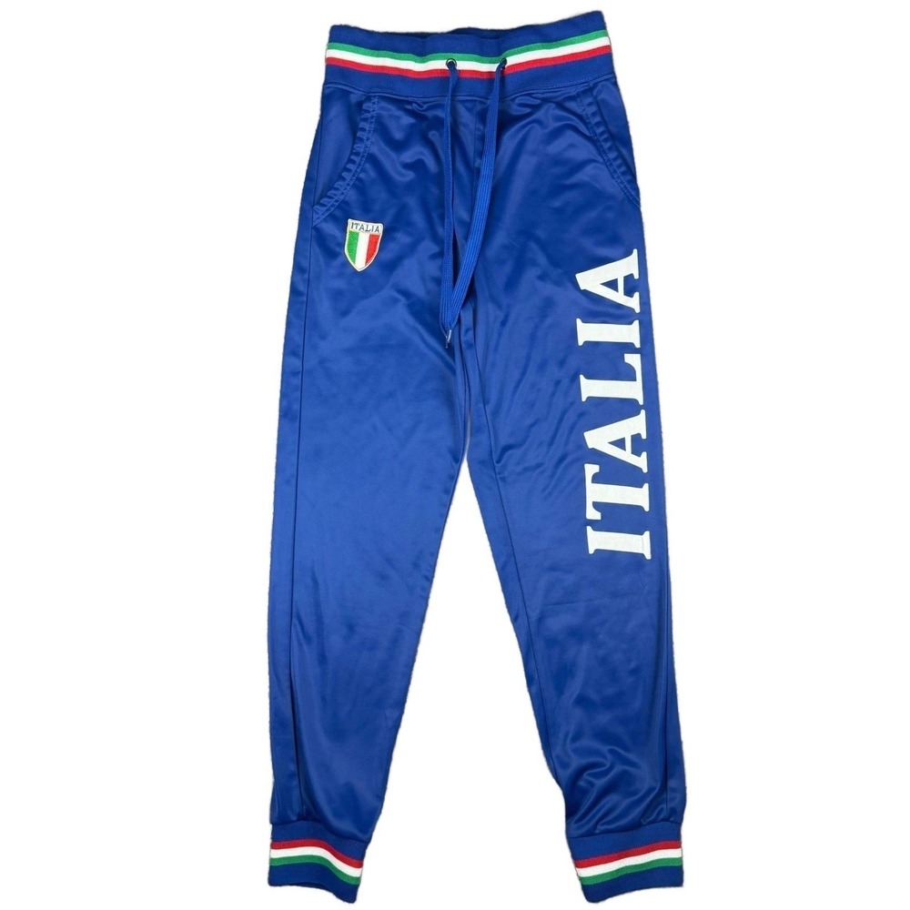 Italia Soccer Men's Small W27 L30 Track Pants Blue White Red Green National Team